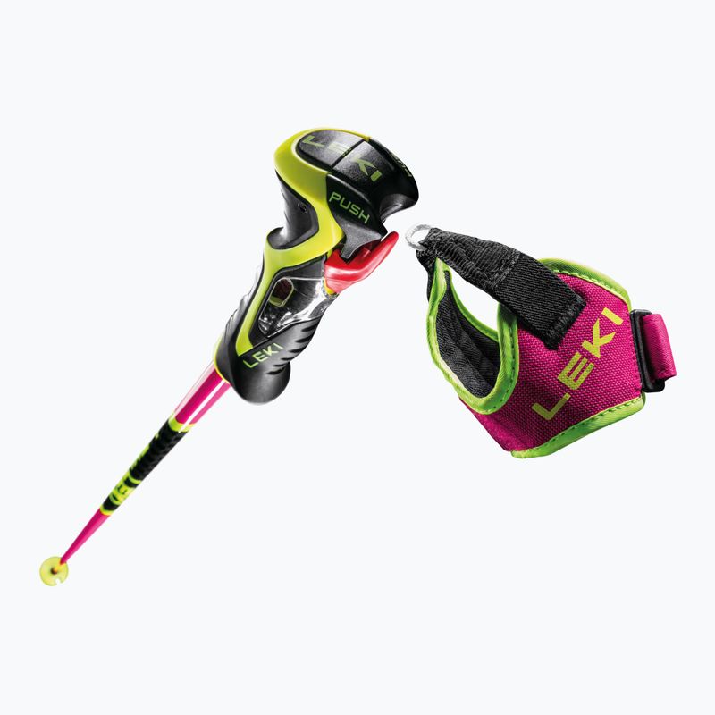 Лижні палиці LEKI Venom SL 3D neon pink/black/neon yellow 4
