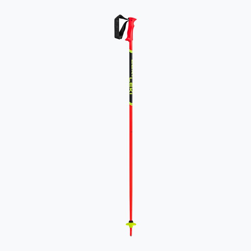 Палиці гірськолижні дитячі LEKI Racing bright red/ black/ neon yellow 2