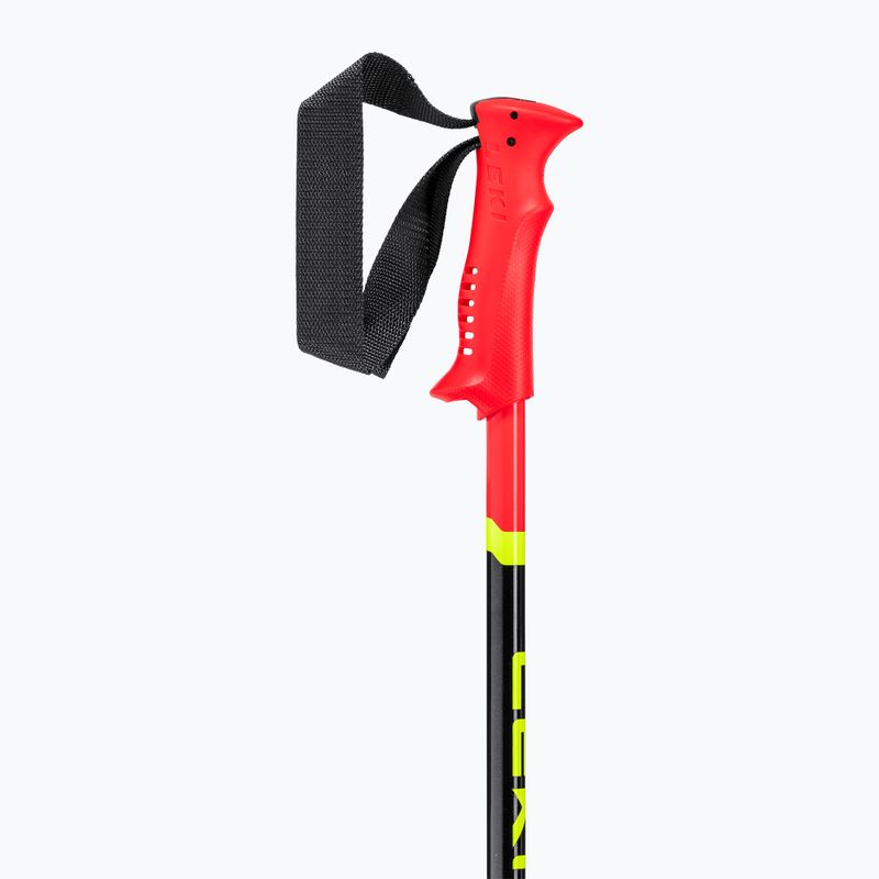 Палиці гірськолижні дитячі LEKI Racing bright red/ black/ neon yellow 3