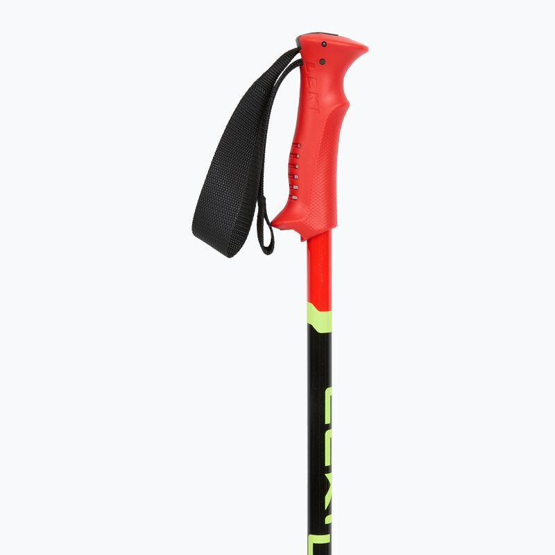 Палиці гірськолижні дитячі LEKI Racing bright red/ black/ neon yellow 2