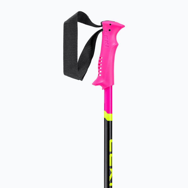 Палиці гірськолижні дитячі LEKI Racing neon pink/ black/ neon yellow 3