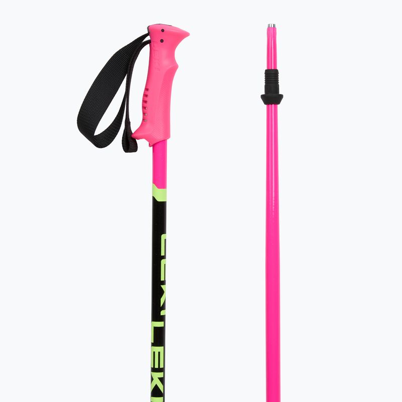 Палиці гірськолижні дитячі LEKI Racing neon pink/ black/ neon yellow 3