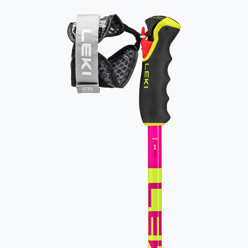 Лижні палиці LEKI Spitfire 3D neon magenta/neon yellow/berry 4