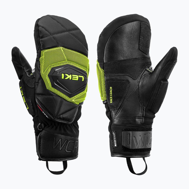 Рукавиці гірськолижні чоловічі LEKI WCR Coach 3D Mitt black/ice lemon