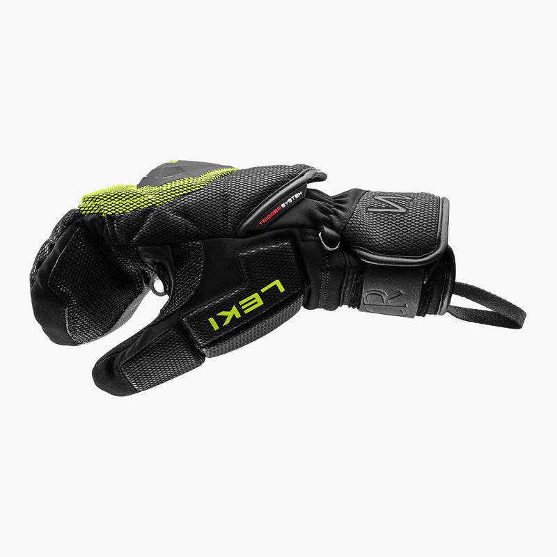 Рукавиці гірськолижні чоловічі LEKI WCR Coach 3D Mitt black/ice lemon 5