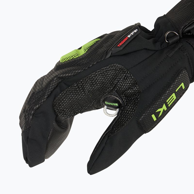 Рукавиці гірськолижні чоловічі LEKI WCR C-Tech 3D Mitt black/ ice lemon 4