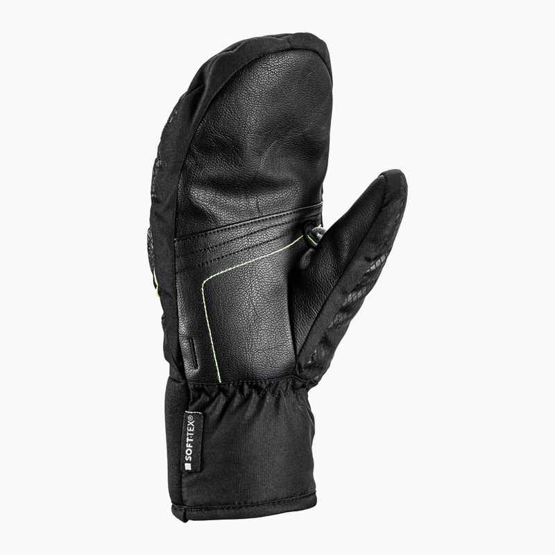 Рукавиці гірськолижні дитячі LEKI WCR Team 3D Junior Mitt black/ ice lemon 9