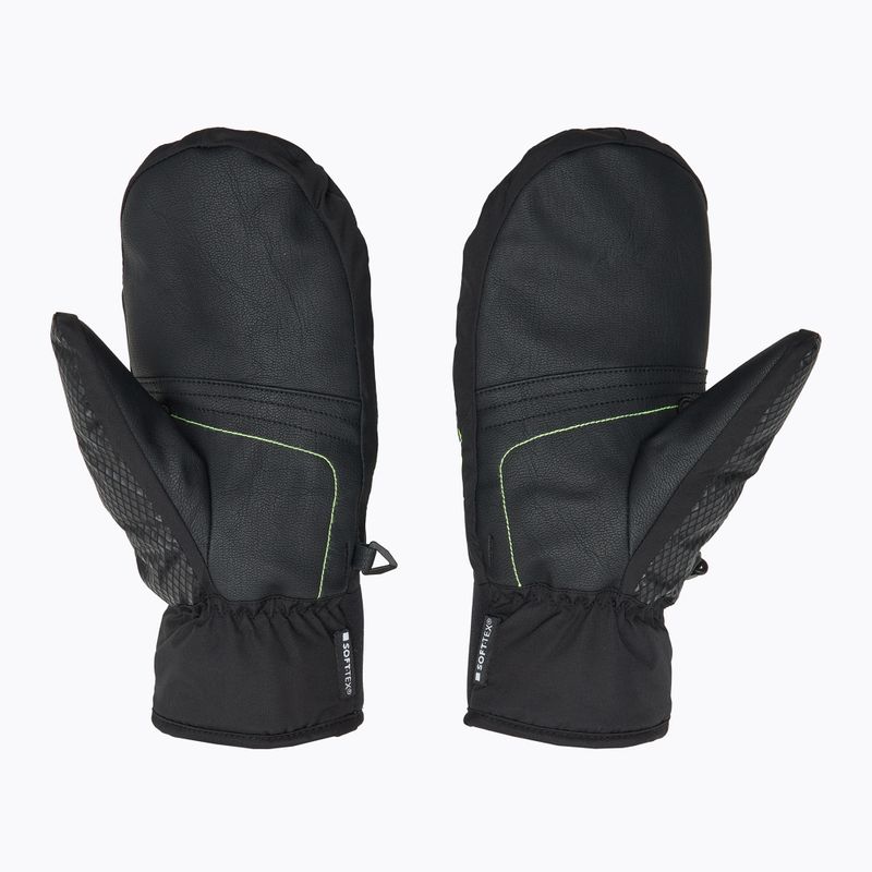 Рукавиці гірськолижні дитячі LEKI WCR Team 3D Junior Mitt black/ ice lemon 3