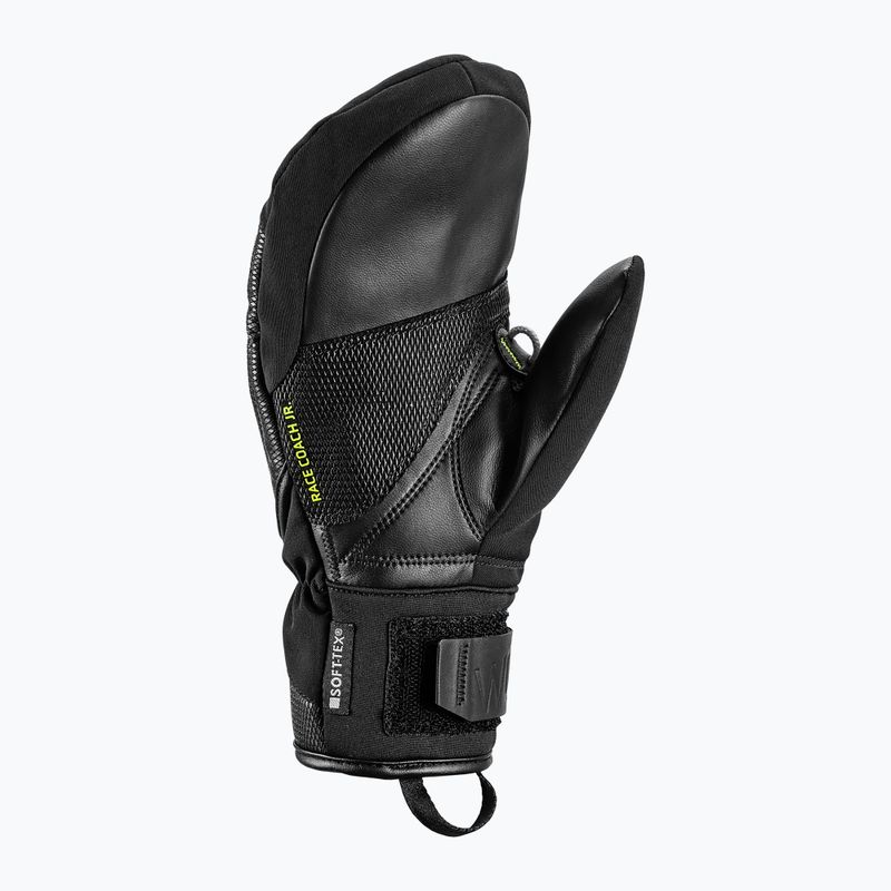 Рукавиці гірськолижні дитячі LEKI WCR C-Tech 3D Junior Mitt black/ice lemon 3