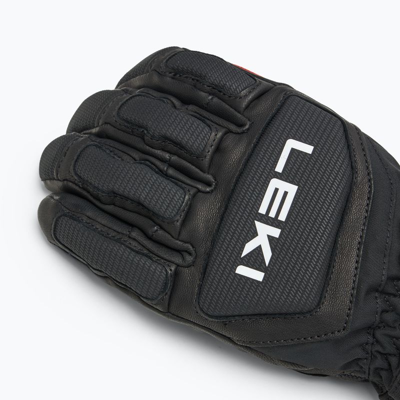 Рукавиці гірськолижні чоловічі LEKI Griffin Pro 3D black/ red/ white 5