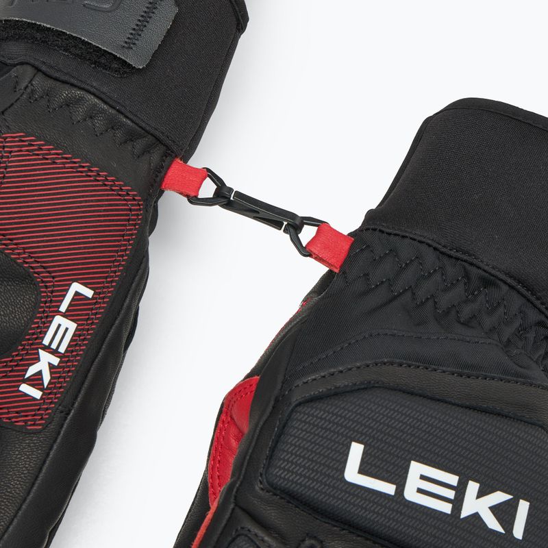 Рукавиці гірськолижні чоловічі LEKI Griffin Pro 3D black/ red/ white 6