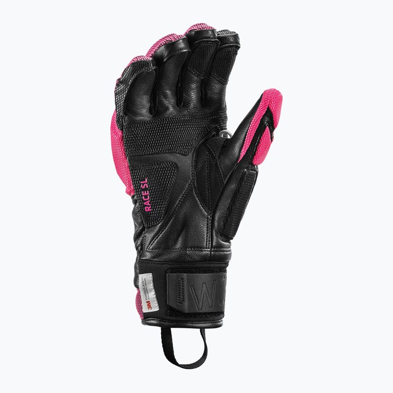 Рукавиці гірськолижні жіночі LEKI WCR Venom SL 3D black/ pink 8