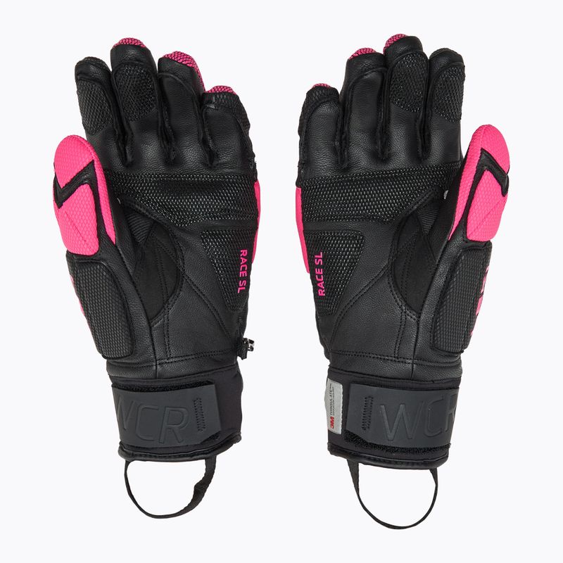 Рукавиці гірськолижні жіночі LEKI WCR Venom SL 3D black/ pink 2