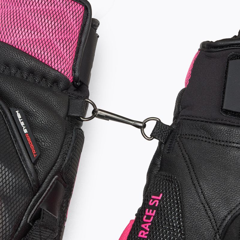 Рукавиці гірськолижні жіночі LEKI WCR Venom SL 3D black/ pink 6