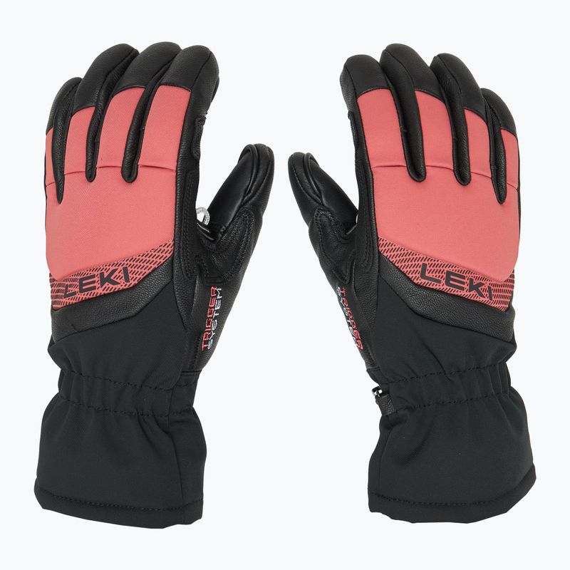 Рукавиці гірськолижні жіночі LEKI Griffin Base 3D black/ rose 3