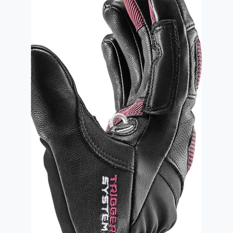 Рукавиці гірськолижні жіночі LEKI Griffin Pro 3D black/ rose 10