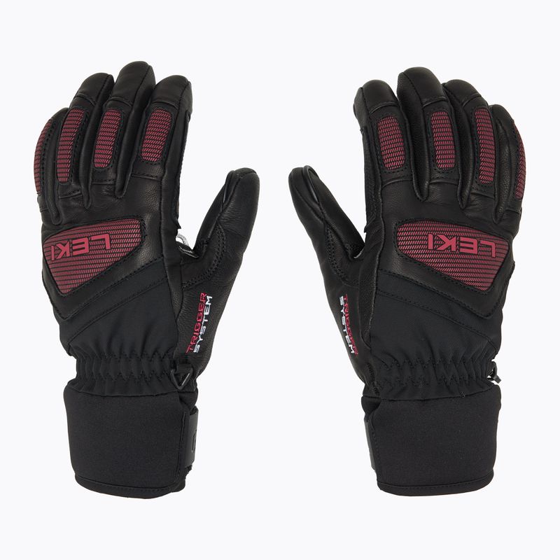 Рукавиці гірськолижні жіночі LEKI Griffin Pro 3D black/ rose 3