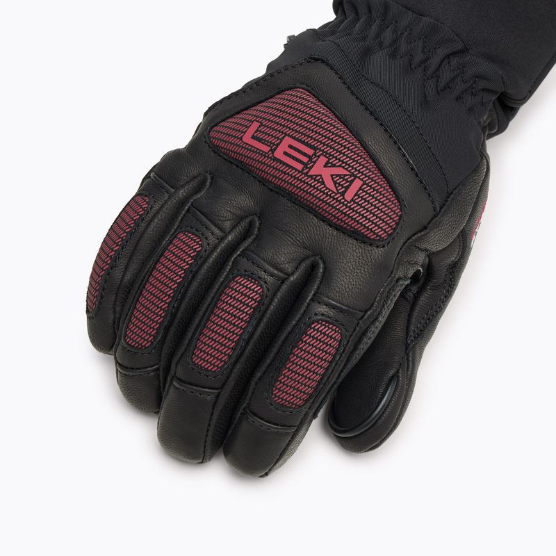 Рукавиці гірськолижні жіночі LEKI Griffin Pro 3D black/ rose 5