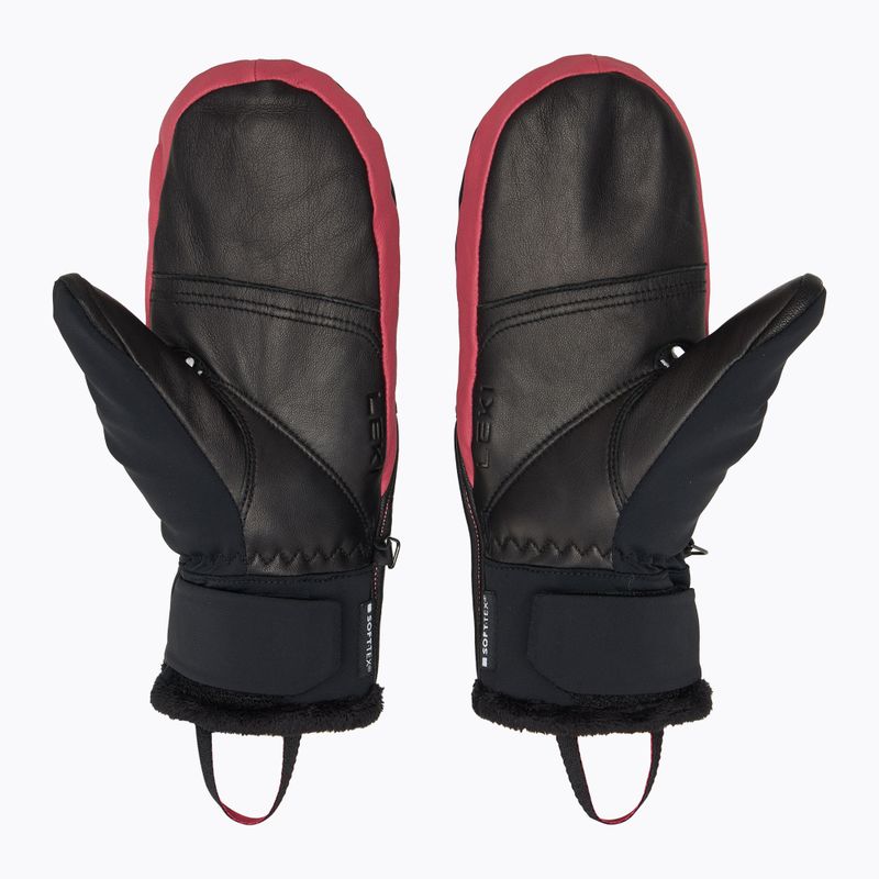 Рукавиці гірськолижні жіночі LEKI Vallarta 3D Mitt black/ rose 2
