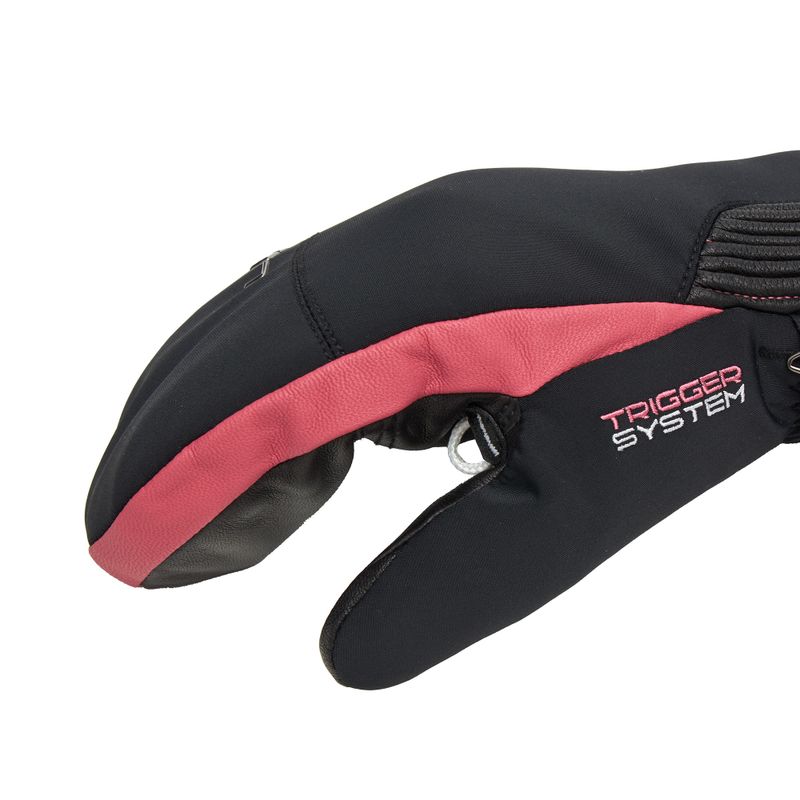 Рукавиці гірськолижні жіночі LEKI Vallarta 3D Mitt black/ rose 5