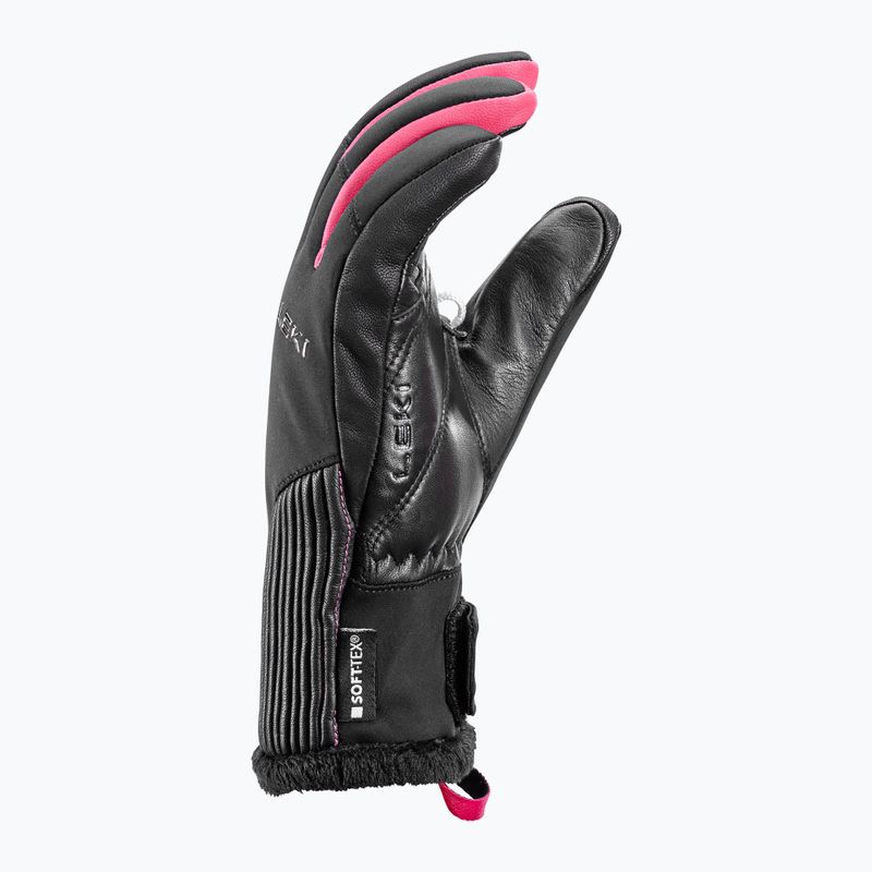 Рукавиці гірськолижні жіночі LEKI Vallarta 3D black/ rose 3