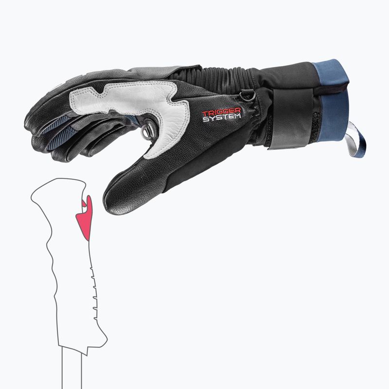 Рукавиці гірськолижні чоловічі LEKI Hevon Pro 3D black/marine 6