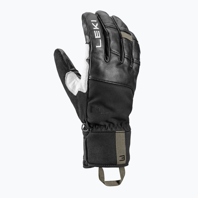Рукавиці гірськолижні чоловічі Leki Montera Pro GTX black/white/burnt olive 2
