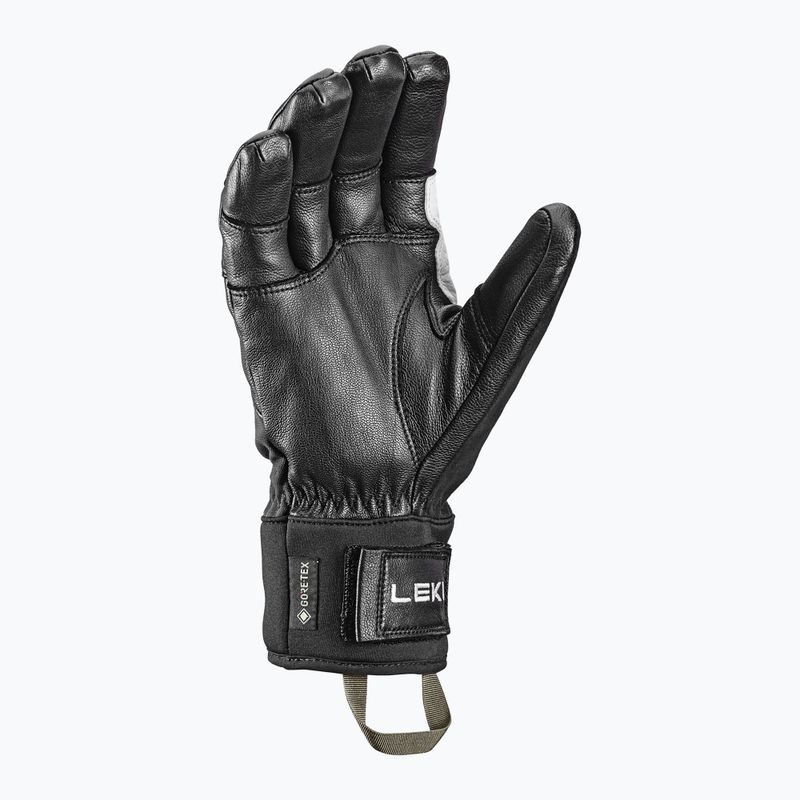 Рукавиці гірськолижні чоловічі Leki Montera Pro GTX black/white/burnt olive 3