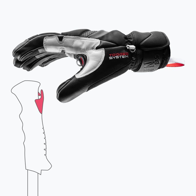 Чоловічі лижні рукавиці LEKI Griffin Base 3D black 5