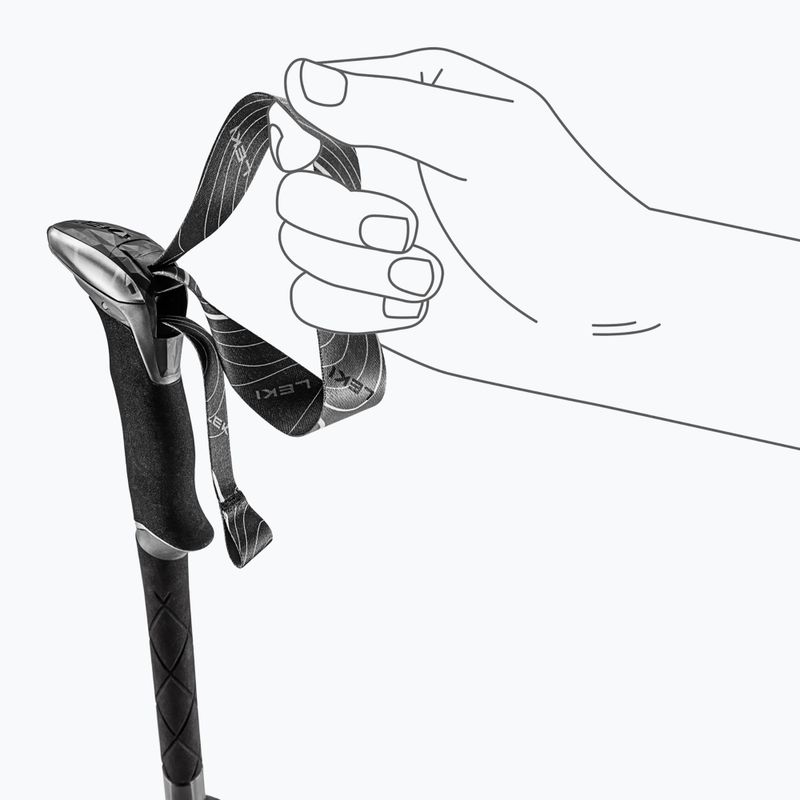 Палиці трекінгові LEKI Makalu FX TA black stone blue/dark white 6