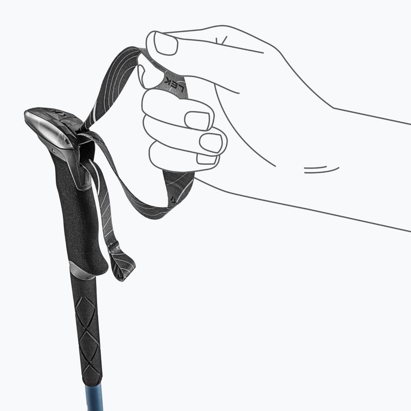 Палиці трекінгові LEKI Makalu stone blue dark/warm grey dark 6