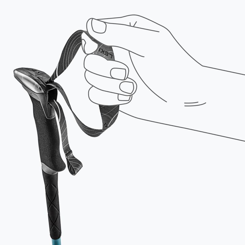 Палиці трекінгові LEKI Makalu Lite AS greenblue light/greenblue dark 6