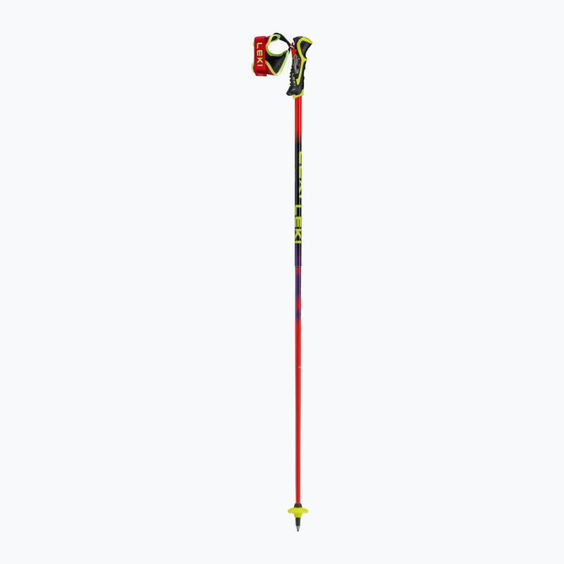 Палиці лижні LEKI Venom SL TR bright red/black/neon yellow 2