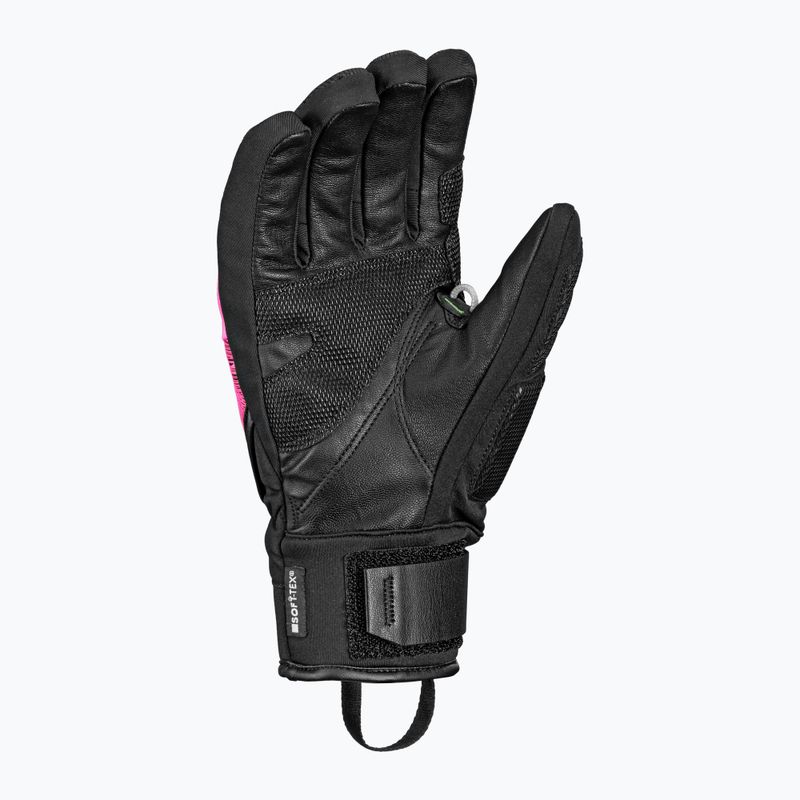 Рукавиці лижні LEKI WCR Core TR black/neon pink/neon yellow 3
