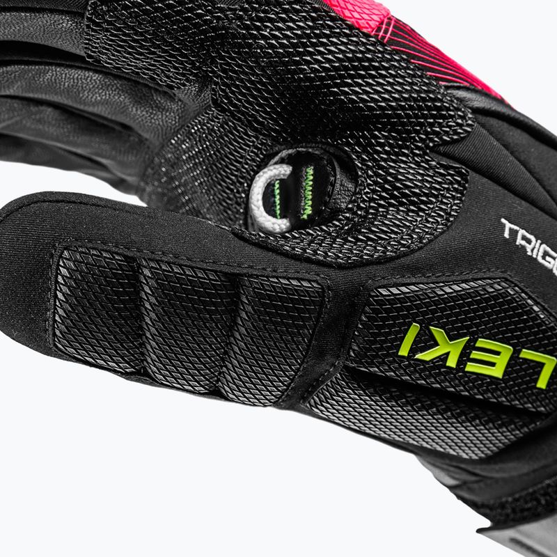 Рукавиці лижні LEKI WCR Core TR black/neon pink/neon yellow 5