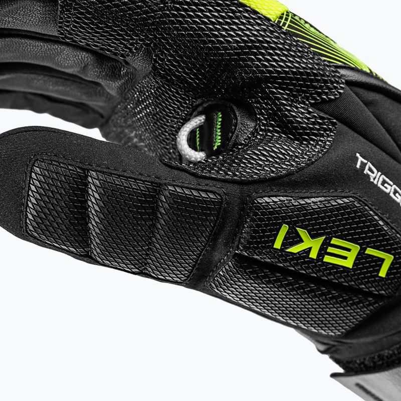 Рукавиці лижні LEKI WCR Core TR black/neon yellow 4