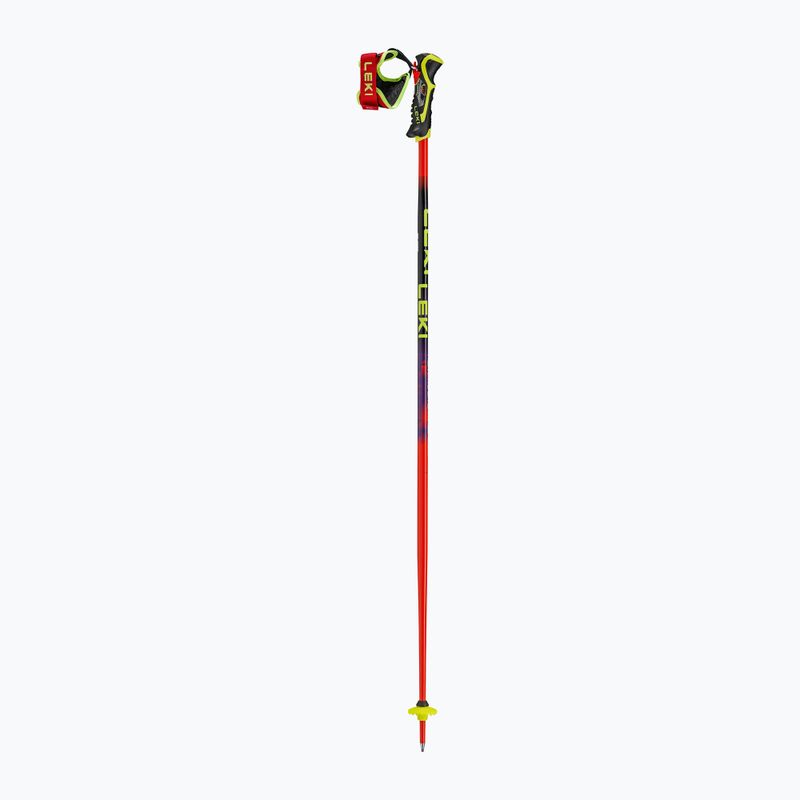 Палиці лижні дитячі LEKI WCR Pro Lite SL TR bright red/black/neon yellow 2