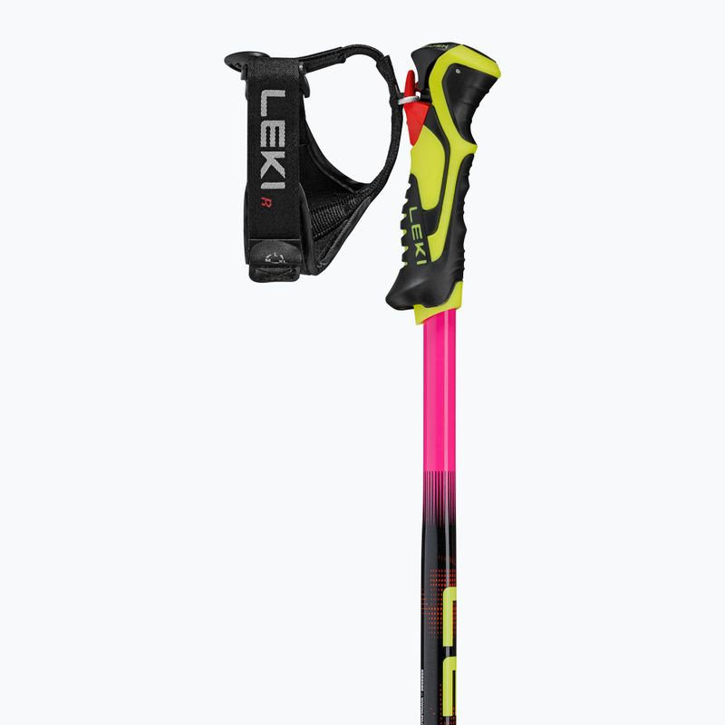 Палиці лижні дитячі LEKI WCR Evo Lite SL TR neon pink/black/neon yellow 3