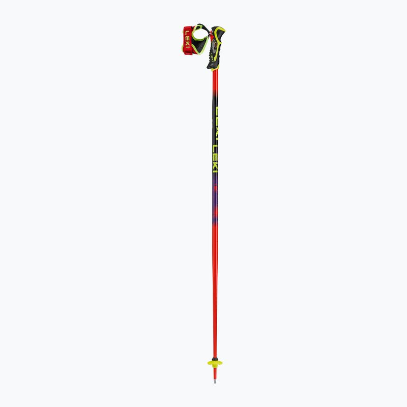 Палиці лижні LEKI WCR Pro SL TR bright red/black/neon yellow 2