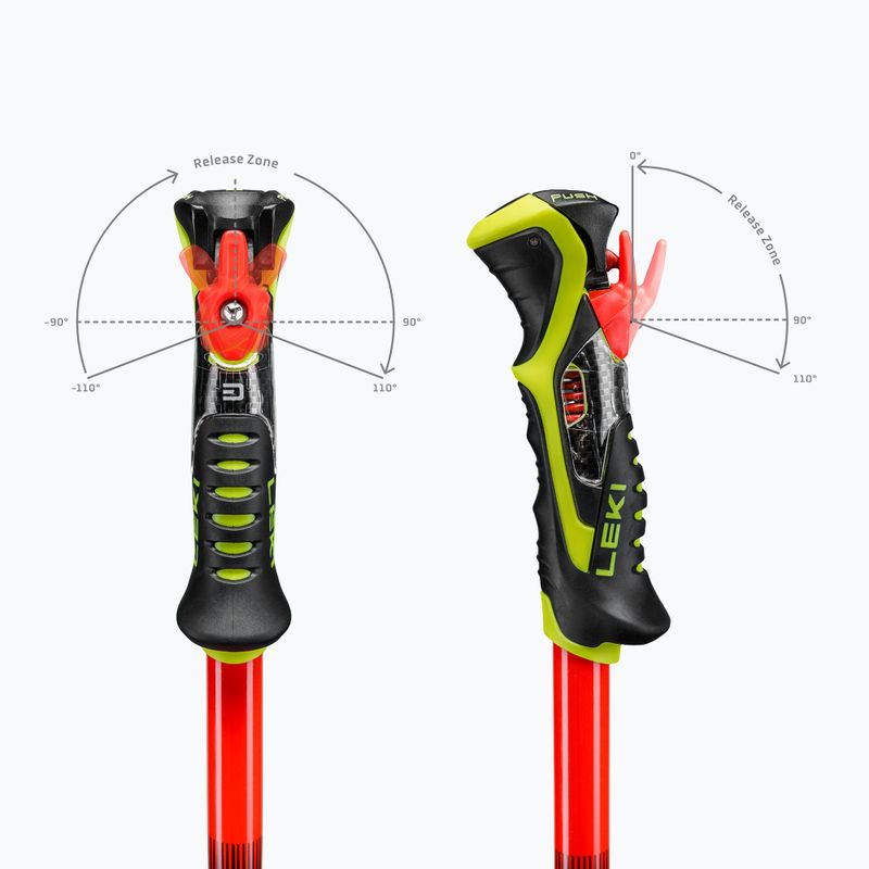 Палиці лижні LEKI WCR Pro SL TR bright red/black/neon yellow 7
