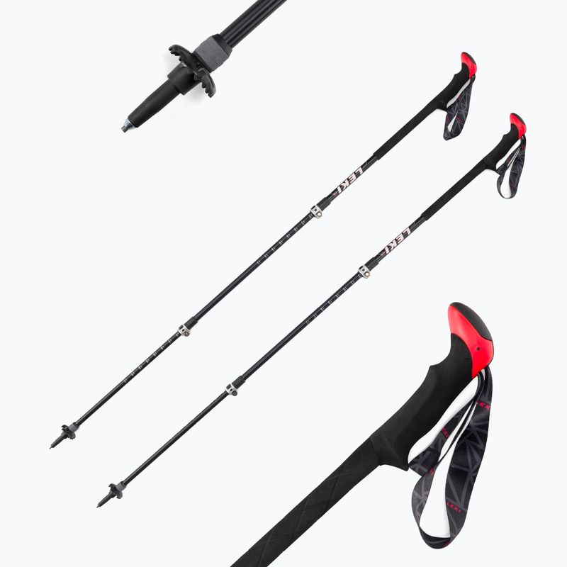 Палиці для трекінгу LEKI Sherpa XTG AS сірі 6492029 6