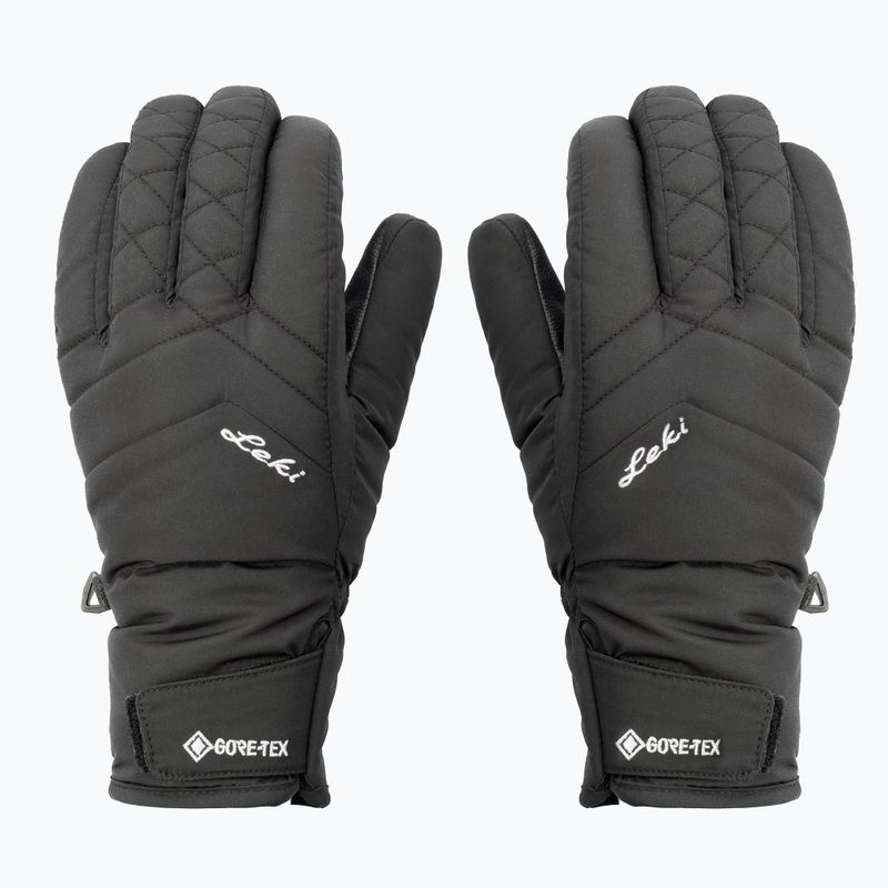 Рукавиці лижні жіночі LEKI Sveia Gtx Lady чорні 649804201 3