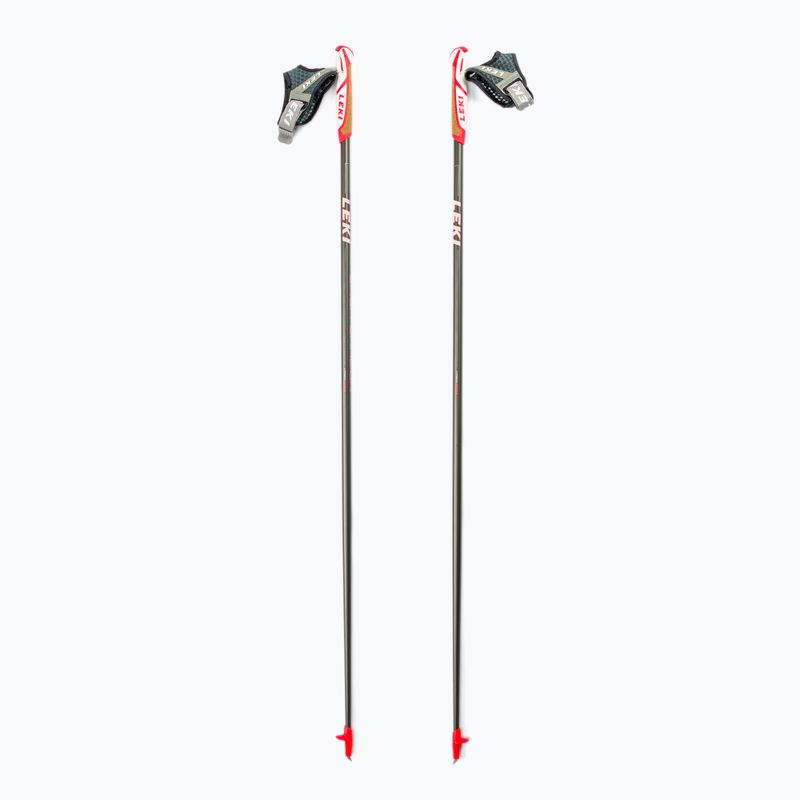 Палиці для скандинавської ходьби LEKI Flash Carbon сірі 65025601115