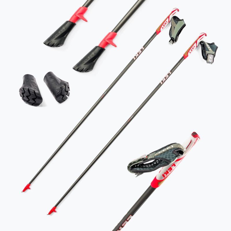 Палиці для скандинавської ходьби LEKI Flash Carbon сірі 65025601115 6