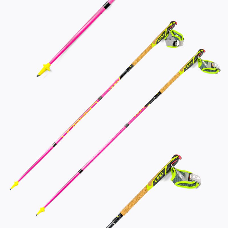 Палиці бігові LEKI Micro Trail Pro рожеві 65025852110 6
