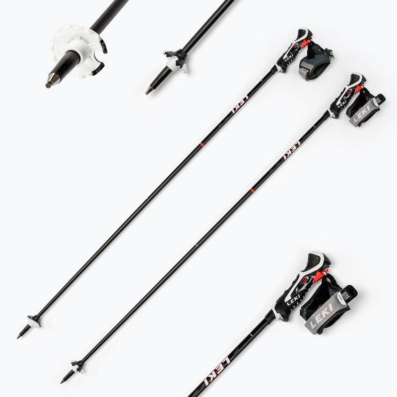 Лижні палиці LEKI 3D Carbon 14 чорні 65067901 7