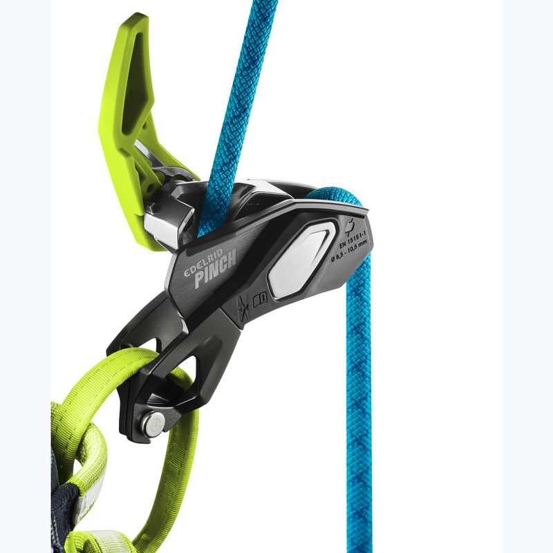 Прилад страхувальний EDELRID Pinch anthracite/oasis 6