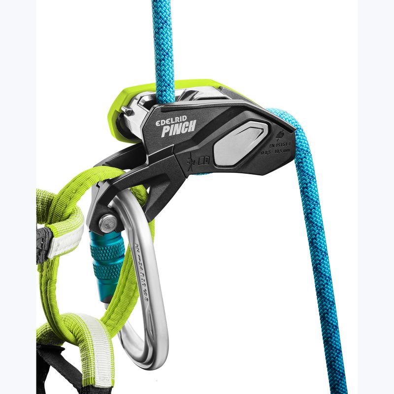 Прилад страхувальний EDELRID Pinch anthracite/oasis 11