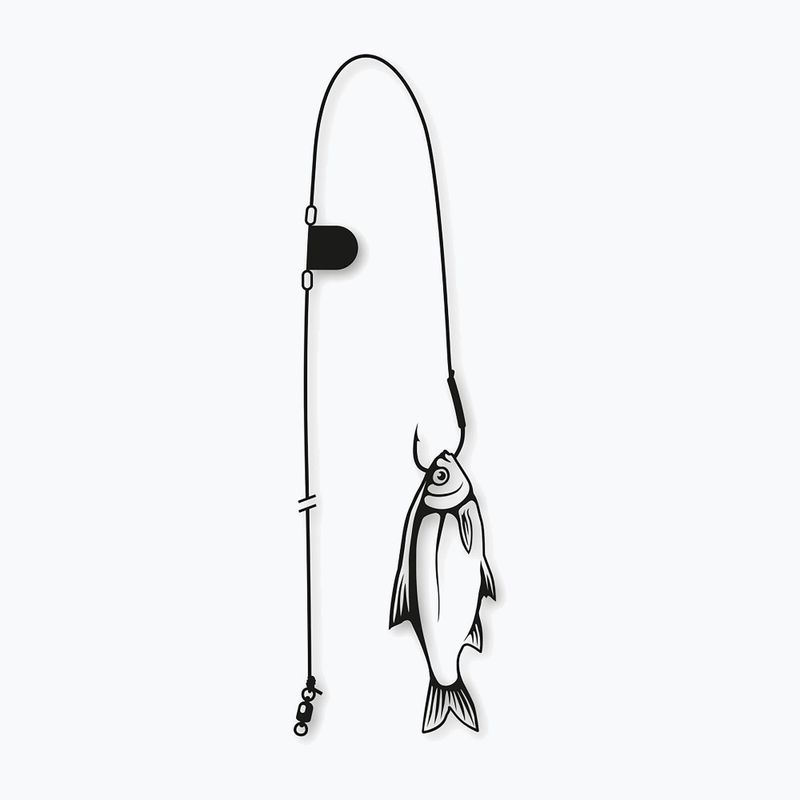 Поводок сомовий Black Cat 4336115 гачок з тріскачкою 1,20 м 1 шт. 2