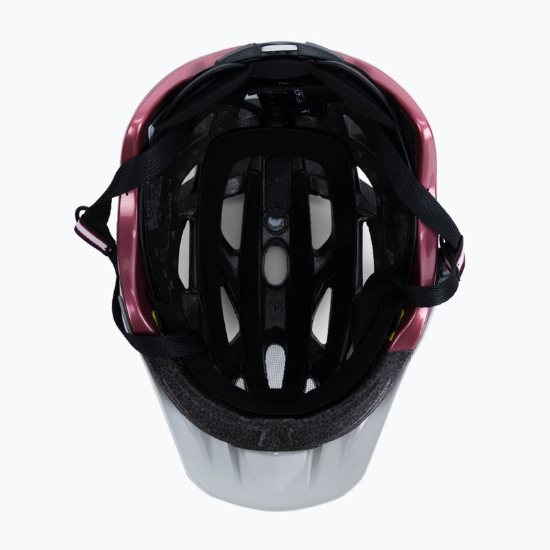 Шолом велосипедний жіночий CASCO Activ 2 white/english rose 5